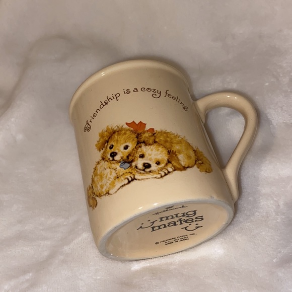❌FINAL PRICE DROP‼️Vintage Hallmark Mug Mates Mug & Coaster Set Friends Puppies - Picture 7 of 16
